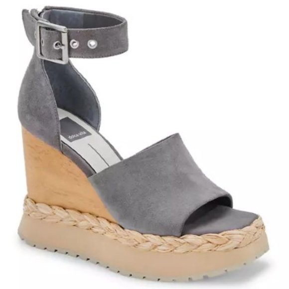 Dolce Vita Parle Ankle Strap Wedge Sandals - Picture 3 of 8